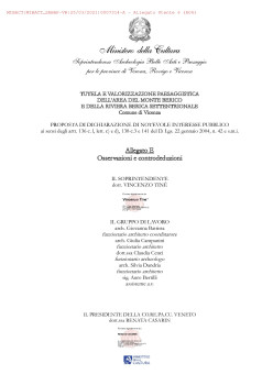 PAE 3-95 OSSERVAZIONI E CONTRODEDUZIONI